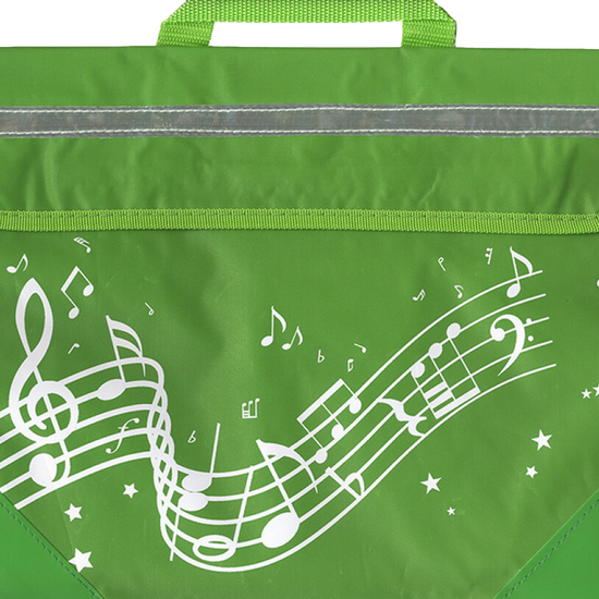 Musicwear: Wavy Stave Music Bag - Green