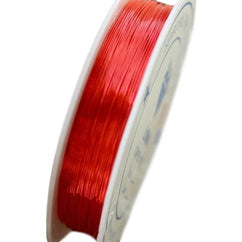 Brass Oboe Reed Wire (Red, 0.3mm thick, 28m long) - Crook and Staple